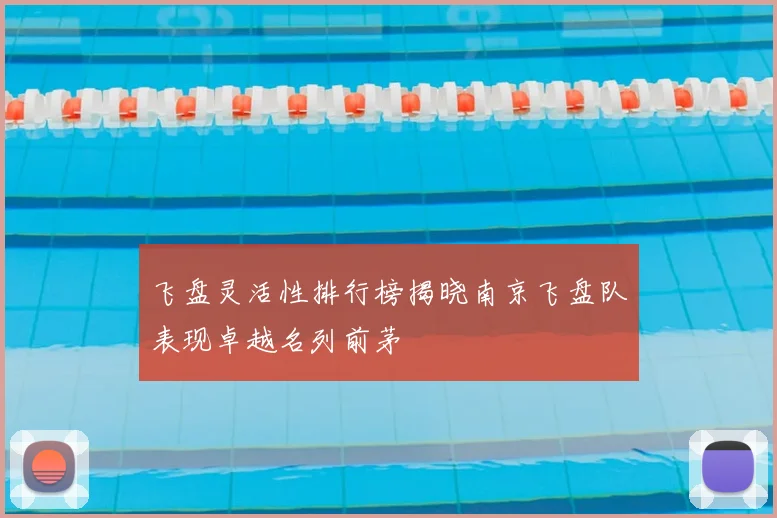 飞盘灵活性排行榜揭晓南京飞盘队表现卓越名列前茅