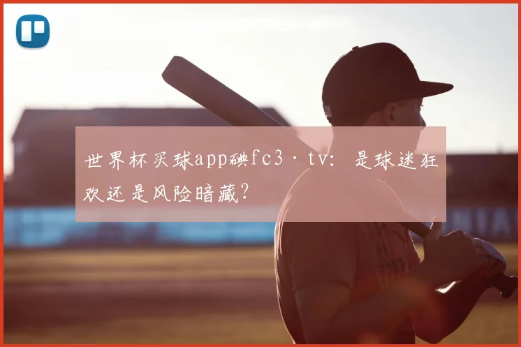 世界杯买球app碘fc3·tv:是球迷狂欢还是风险暗藏?