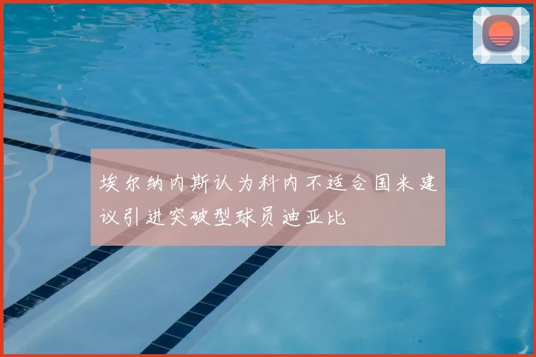 埃尔纳内斯认为科内不适合国米建议引进突破型球员迪亚比